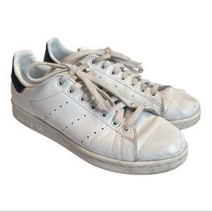 Adidas Men's Stan Smith White Green Three Stripes Classic Skateboarding …